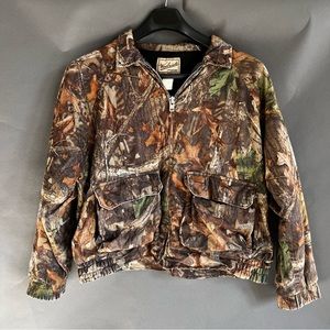 🌿 Vintage Woolrich Outdoor Guide Collection Men's Realtree Camo Hunting Coat 🦌